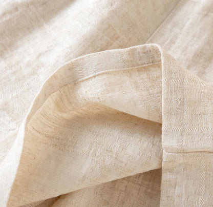 Pantaloncini da pigiama in cotone e lino coordinati per coppia - image 9