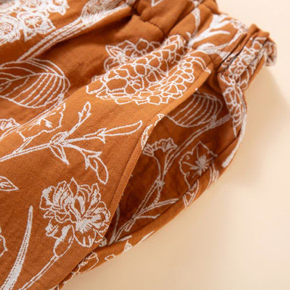 Pantaloni da salotto in garza di cotone jacquard Lily - image 6