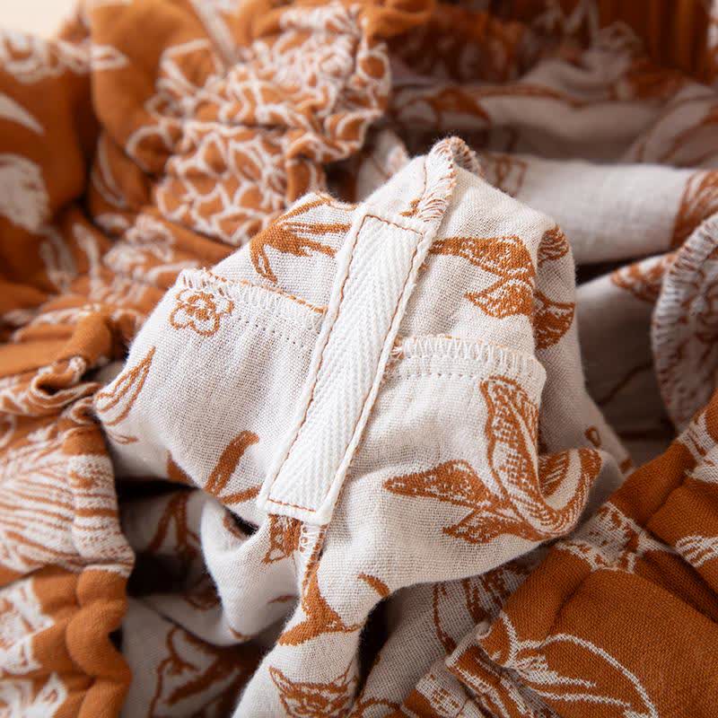 Pantaloni da salotto in garza di cotone jacquard Lily - image 10