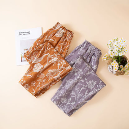 Pantaloni da salotto in garza di cotone jacquard Lily - image 2