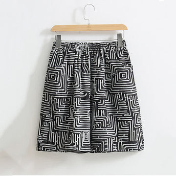 Pantaloncini del pigiama con stampa a chiave greca - XL - image 1
