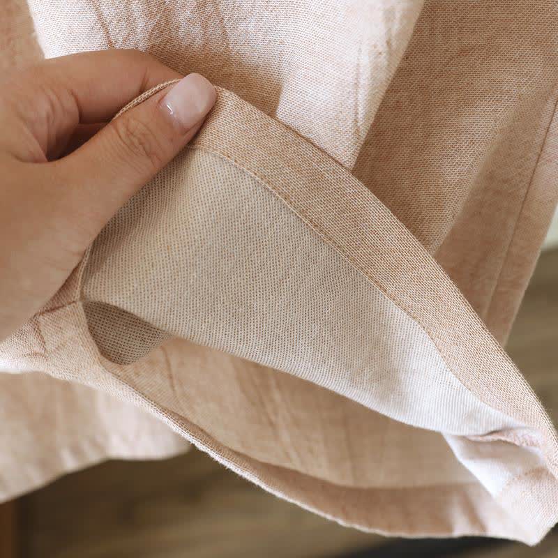 Pantaloni da salotto in cotone e lino coordinati per coppie - image 9