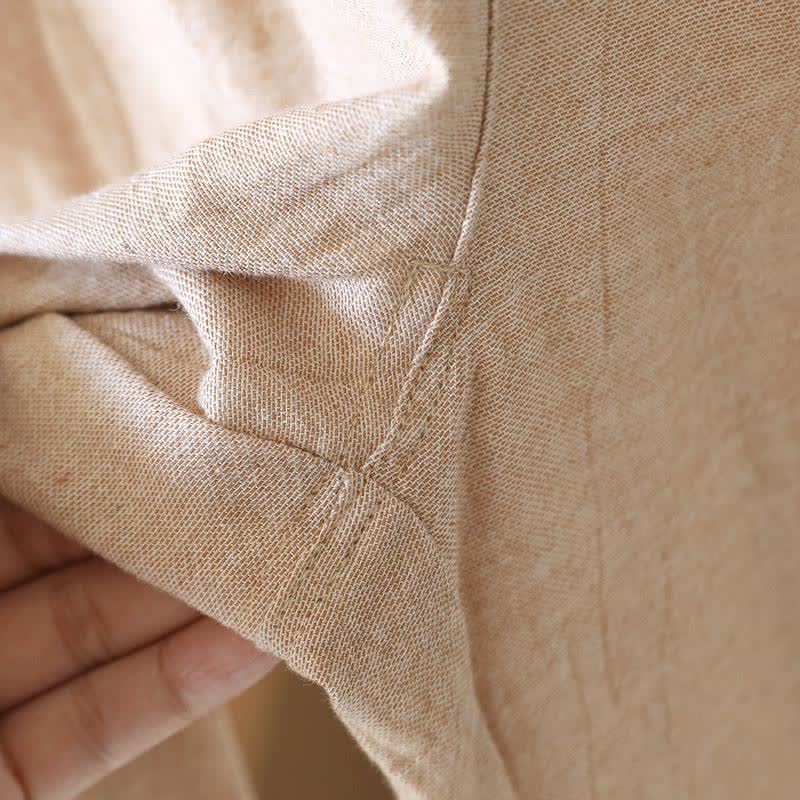 Pantaloni da salotto in cotone e lino coordinati per coppie - image 10