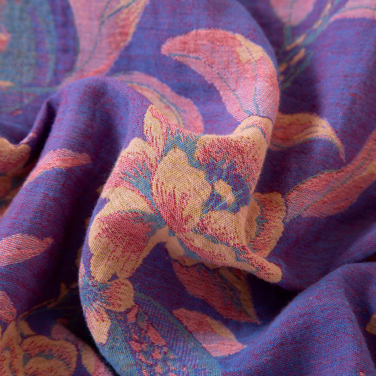 Pigiama in cotone con peonia e melograno in stile orientale - image 9