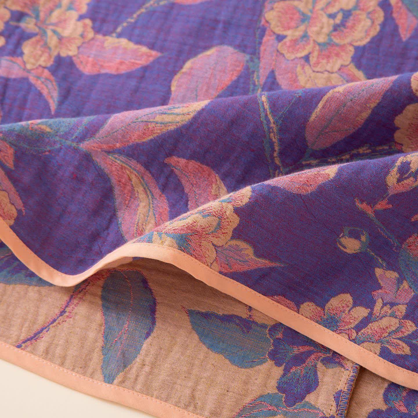 Pigiama in cotone con peonia e melograno in stile orientale - image 8