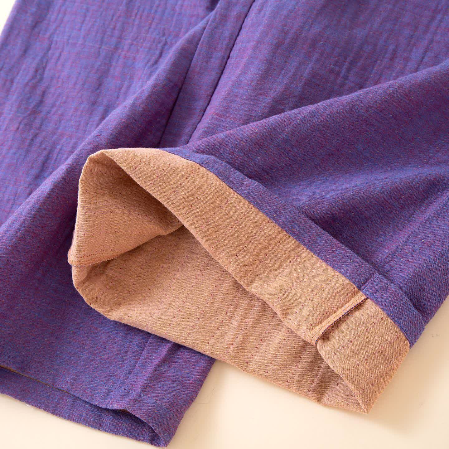 Pigiama in cotone con peonia e melograno in stile orientale - image 6