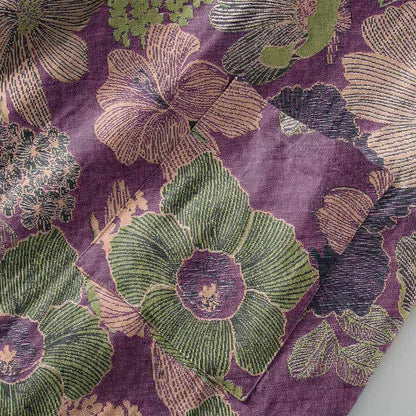 Kimono in garza di cotone color pesca - image 5