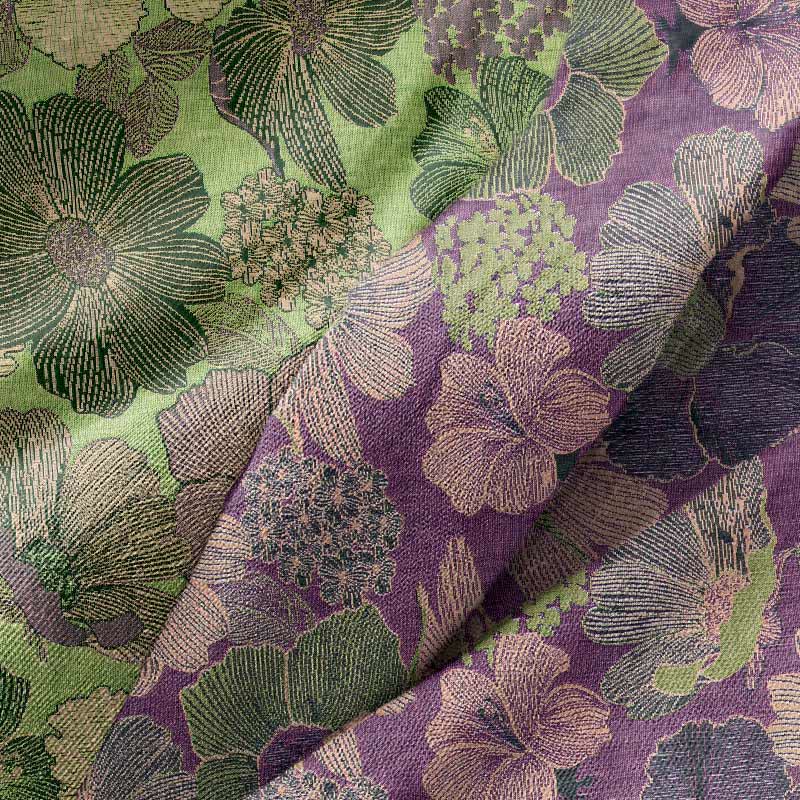 Kimono in garza di cotone color pesca - image 9
