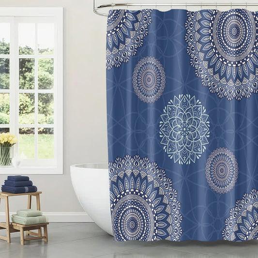 Tenda da doccia con mandala retrò - 180cm x 200cm - image 1