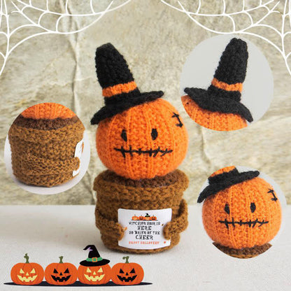 Ornamento di Halloween con pianta in vaso all'uncinetto - image 7