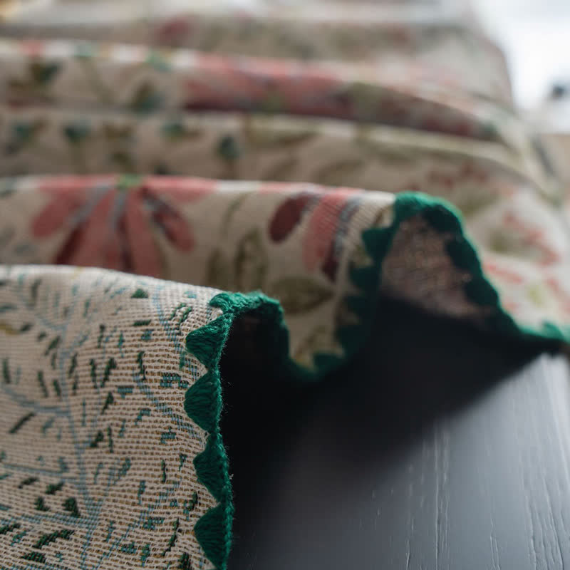 Tovaglia vintage in jacquard rosa giglio - image 8