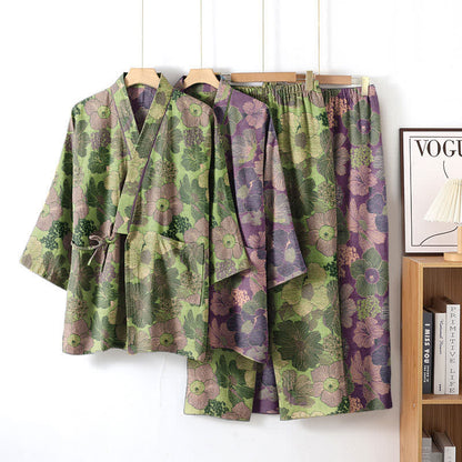 Completo da casa in stile kimono Peach Blossom - image 1