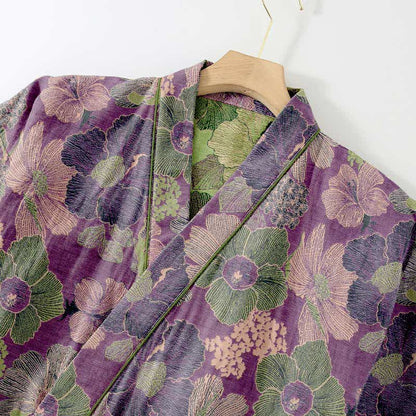 Completo da casa in stile kimono Peach Blossom - image 6