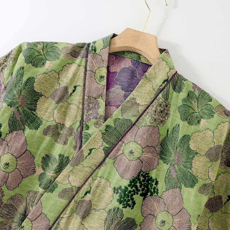 Completo da casa in stile kimono Peach Blossom - image 3