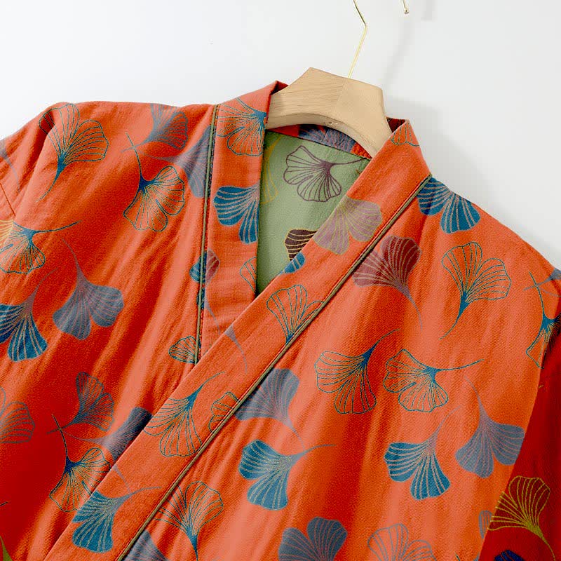 Completo da salotto in kimono di garza di cotone Ginkgo - image 27