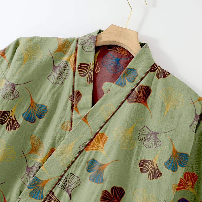 Completo da salotto in kimono di garza di cotone Ginkgo - image 34