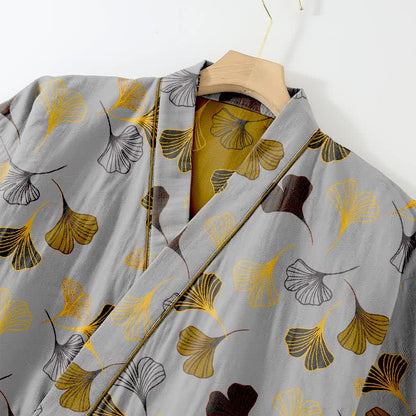 Completo da salotto in kimono di garza di cotone Ginkgo - image 11