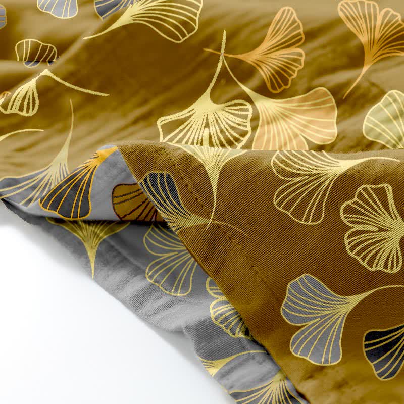 Completo da salotto in kimono di garza di cotone Ginkgo - image 32
