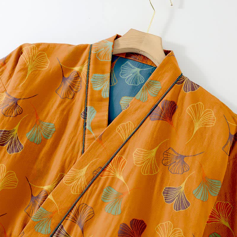 Completo da salotto in kimono di garza di cotone Ginkgo - image 9