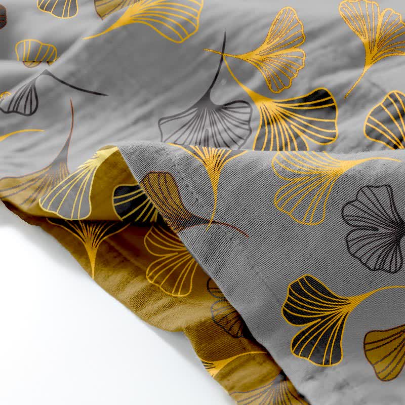 Completo da salotto in kimono di garza di cotone Ginkgo - image 12