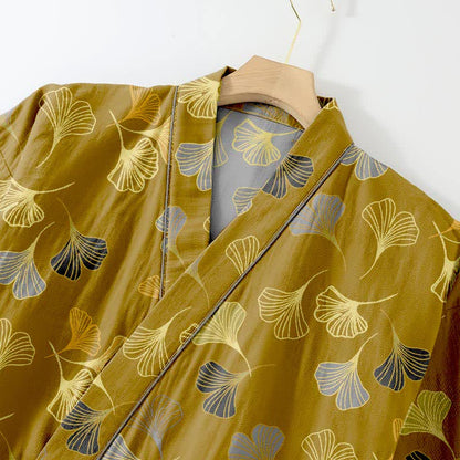 Completo da salotto in kimono di garza di cotone Ginkgo - image 31