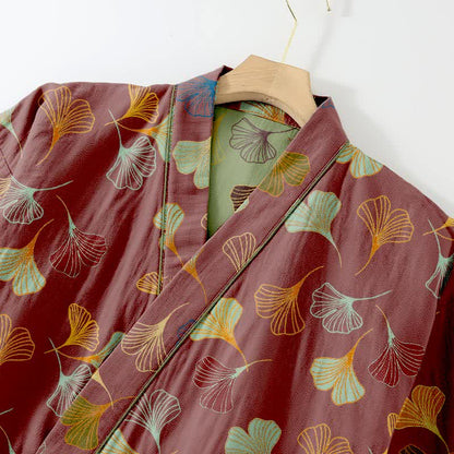 Completo da salotto in kimono di garza di cotone Ginkgo - image 37