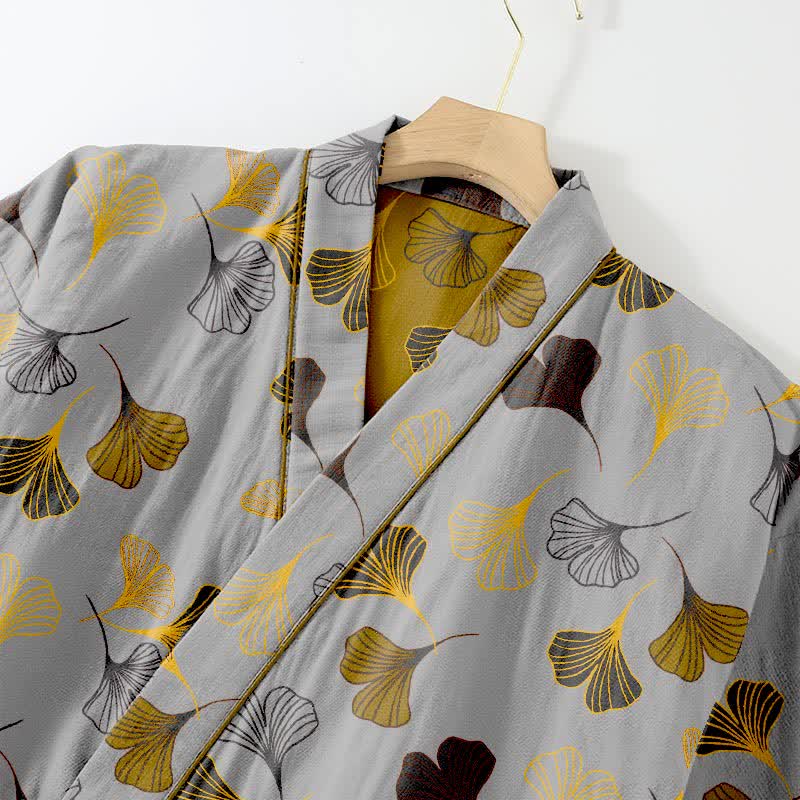 Completo da salotto in kimono di garza di cotone Ginkgo - image 25