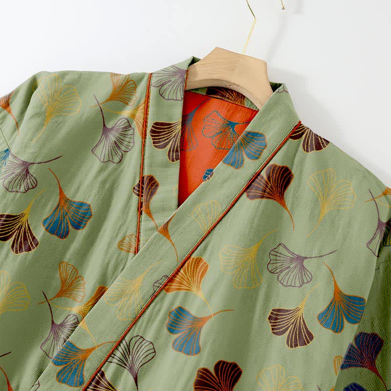 Completo da salotto in kimono di garza di cotone Ginkgo - image 13
