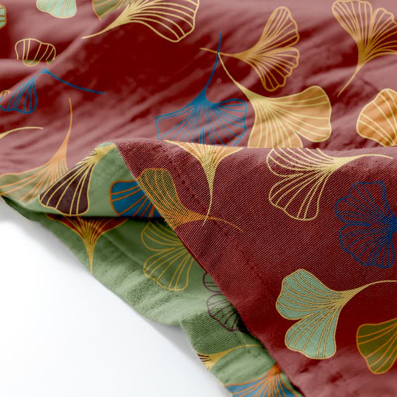Completo da salotto in kimono di garza di cotone Ginkgo - image 38