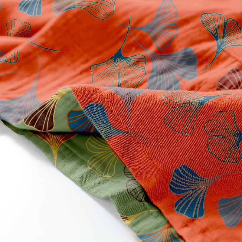 Completo da salotto in kimono di garza di cotone Ginkgo - image 17