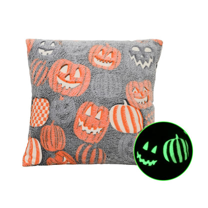 Cuscino luminoso in flanella di Halloween - C - Federa con anima - 45cm x 45cm - image 9