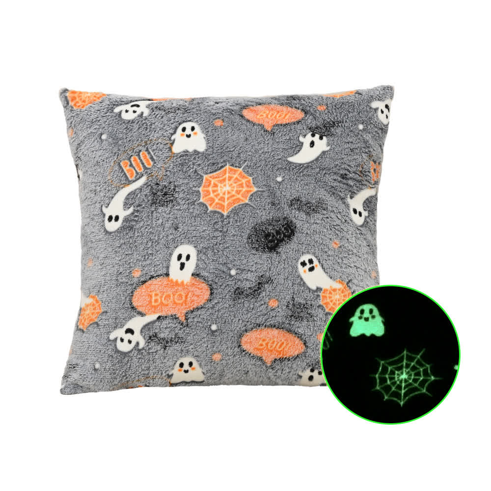 Cuscino luminoso in flanella di Halloween - UN - Federa con anima - 45cm x 45cm - image 6