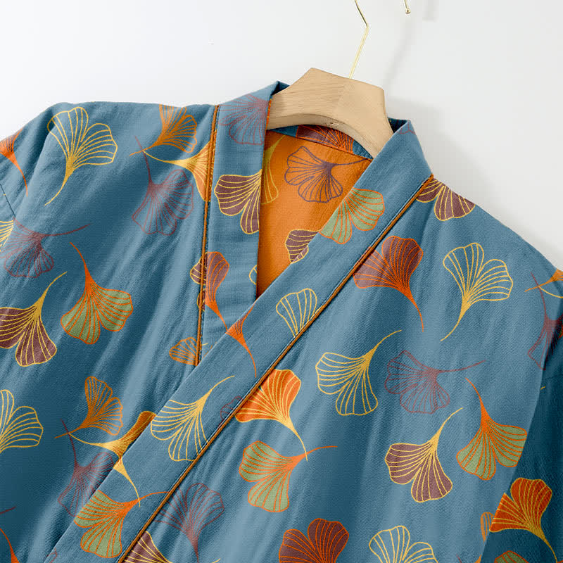 Completo da salotto in kimono di garza di cotone Ginkgo - image 7