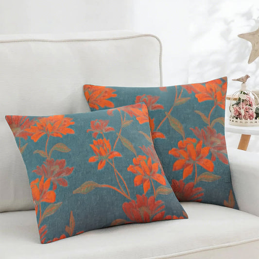 Federe quadrate in jacquard di cotone Lotus (2 pezzi) - 45cm x 45cm - image 1
