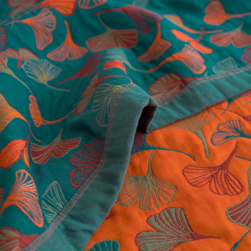 Trapunta in cotone biologico Ginkgo Biloba - image 20