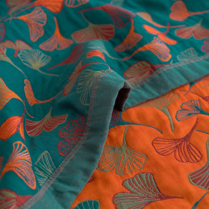 Trapunta in cotone biologico Ginkgo Biloba - image 20