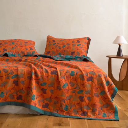 Trapunta in cotone biologico Ginkgo Biloba - image 12