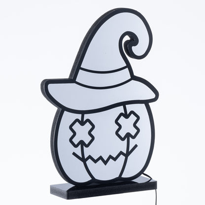 Zucca di Halloween Infinity Lights con cappello - image 5