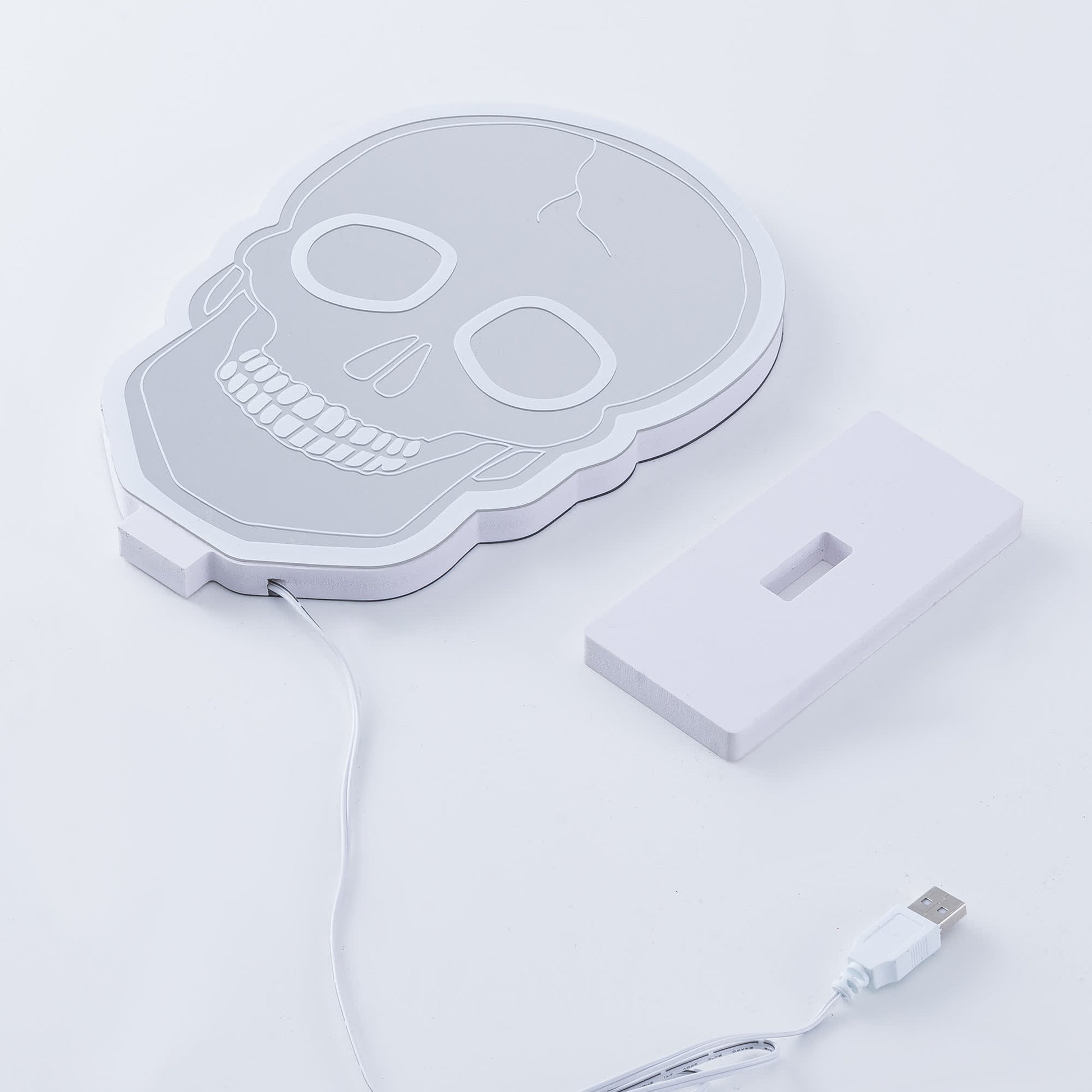 Luci a forma di teschio di Halloween con supporto - image 9