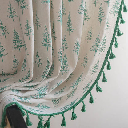 Tenda con stampa abete verde - image 6