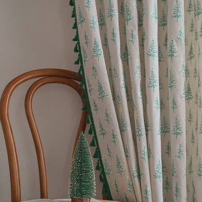 Tenda con stampa abete verde - image 7