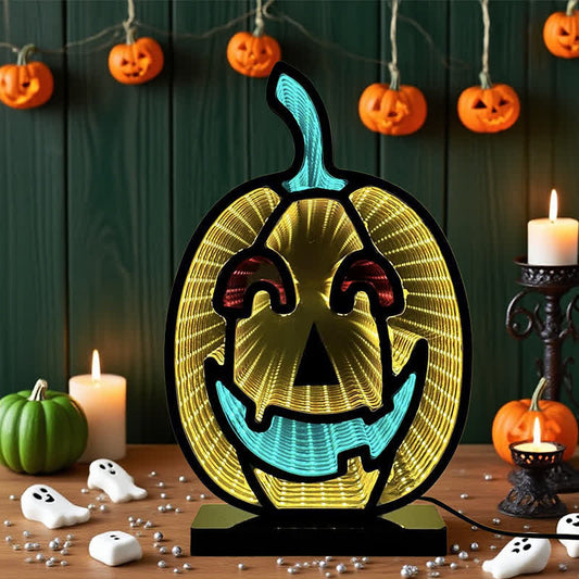 Luci infinite del demone della zucca di Halloween - image 1