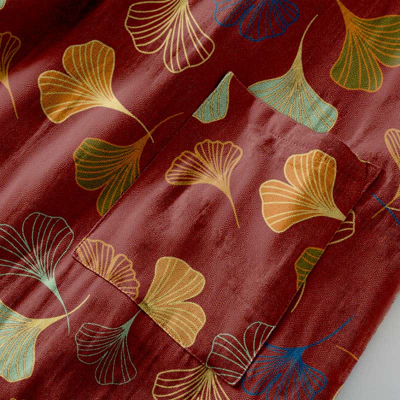 Kimono in garza di cotone Ginkgo Biloba - image 45