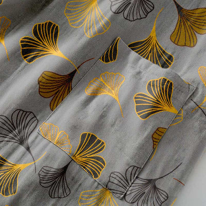 Kimono in garza di cotone Ginkgo Biloba - image 20