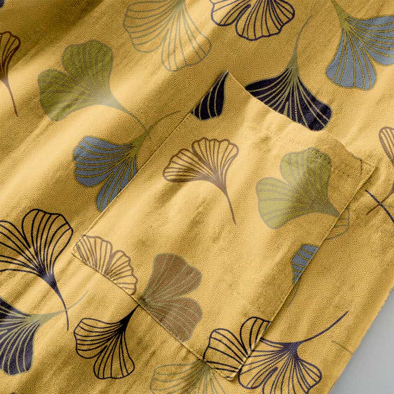 Kimono in garza di cotone Ginkgo Biloba - image 34
