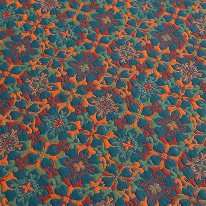 Lenzuolo con angoli in cotone con motivo geometrico retrò - image 7