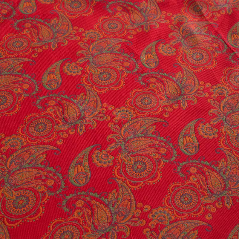 Lenzuolo con angoli in jacquard di cotone con motivo floreale Paisley - image 7