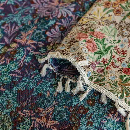 Tenda con nappe floreali vintage pittoriche - image 9