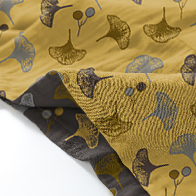 Completo da salotto in kimono di cotone biologico Ginkgo - image 14