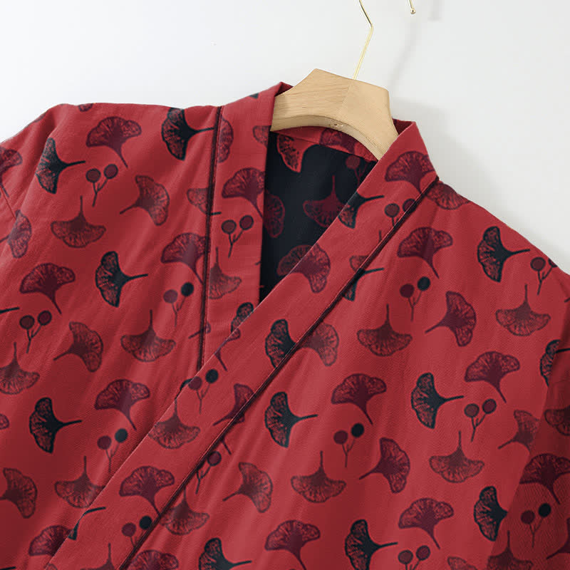 Completo da salotto in kimono di cotone biologico Ginkgo - image 11